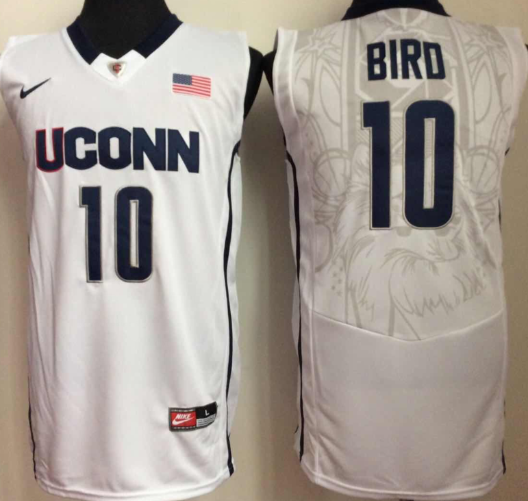 NCAA Men Uconn Huskies #10 White